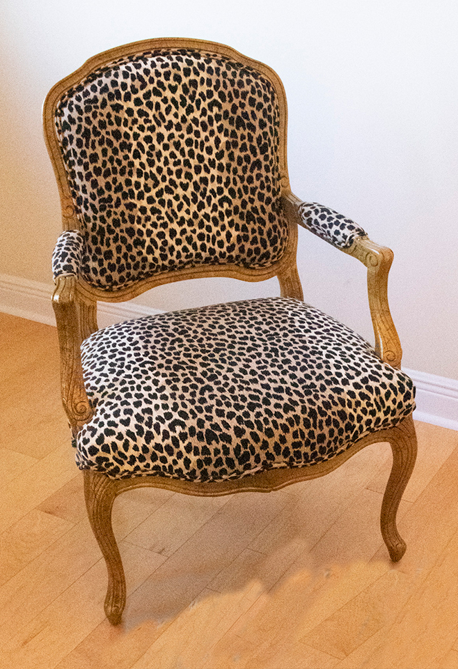 Animal Print Chair