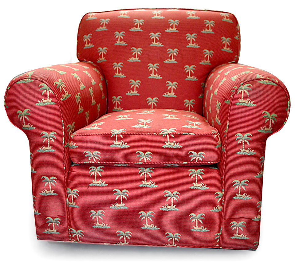 Tommy Bahama Red Sofa Chair