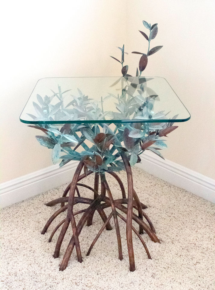 Mangrove Table with Glass