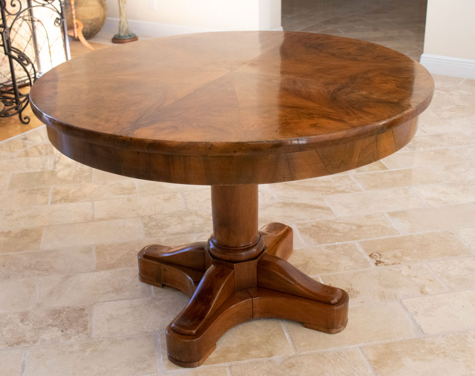 Item #07 - Antique Bieddermeier Table